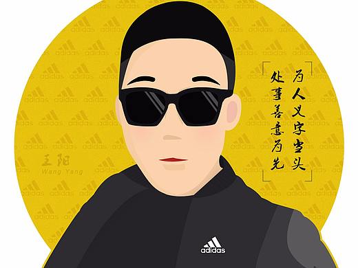 友人卡通形象画