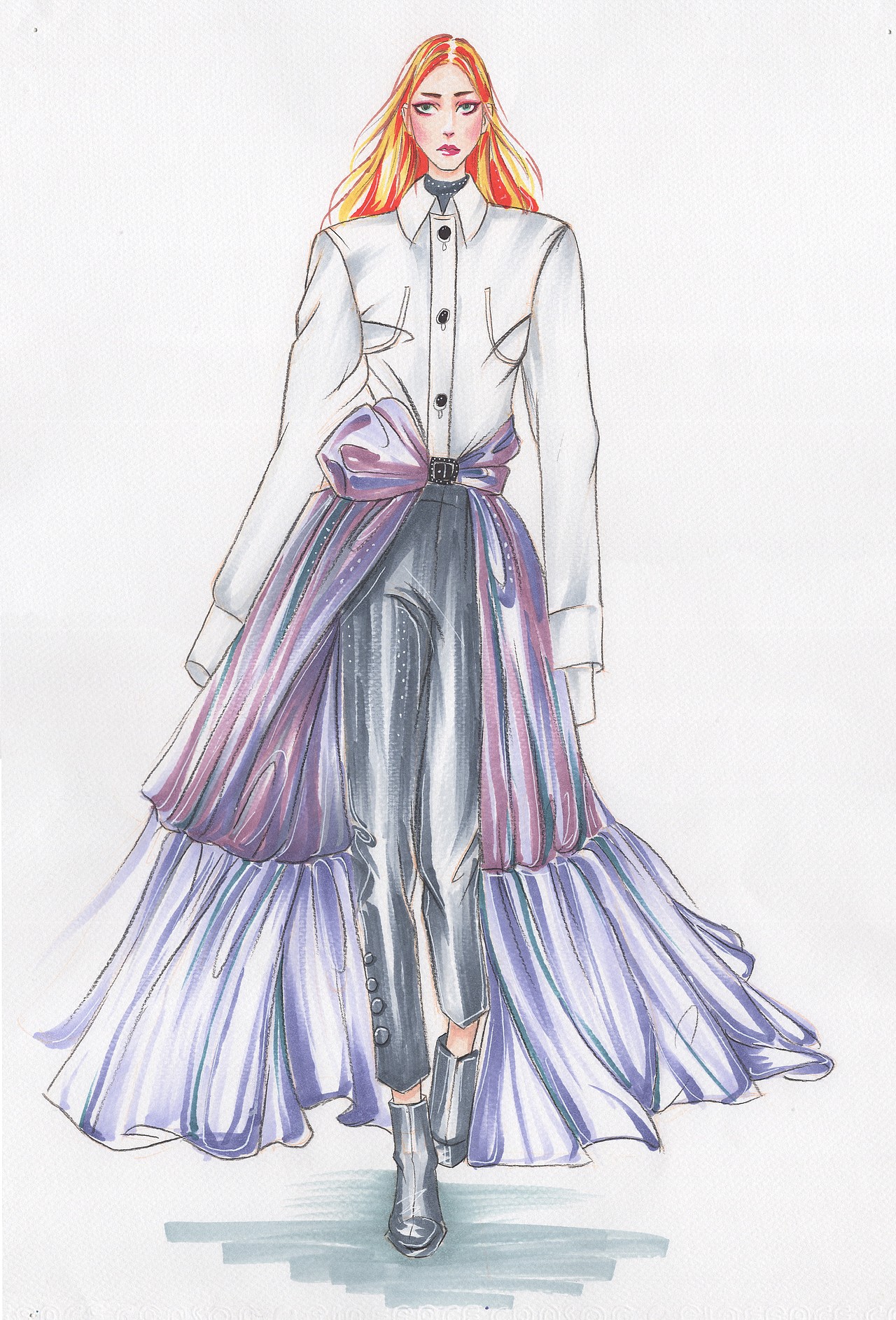 多张服装插图集合（图ZMTEwODgxOTY4） - 休闲/流行服饰 - 站酷设计师萌主大人_DEMO原创素材 - 站酷ZCOOL