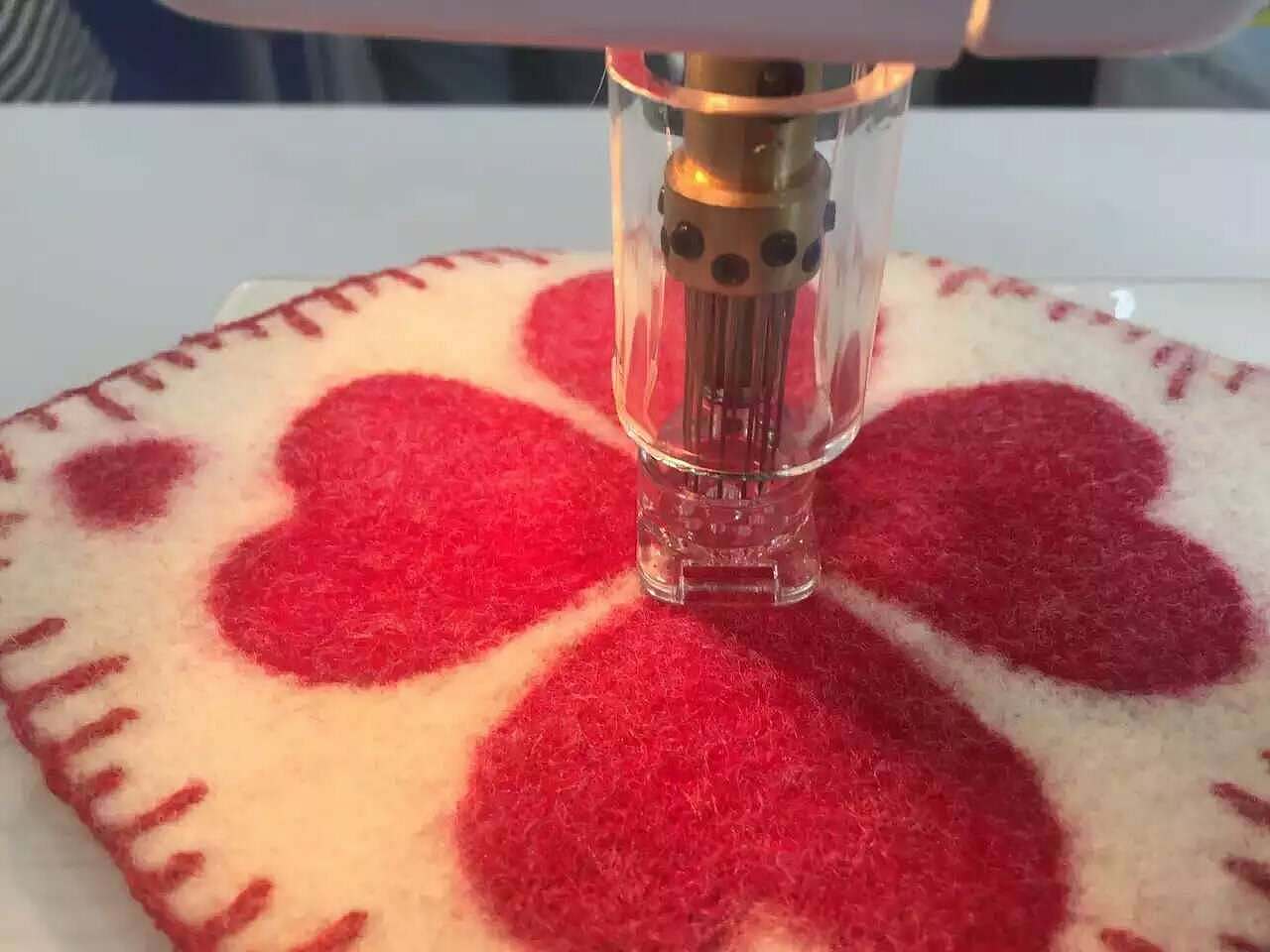 72针针打刺绣,7针针打刺绣,彩色针打刺绣机