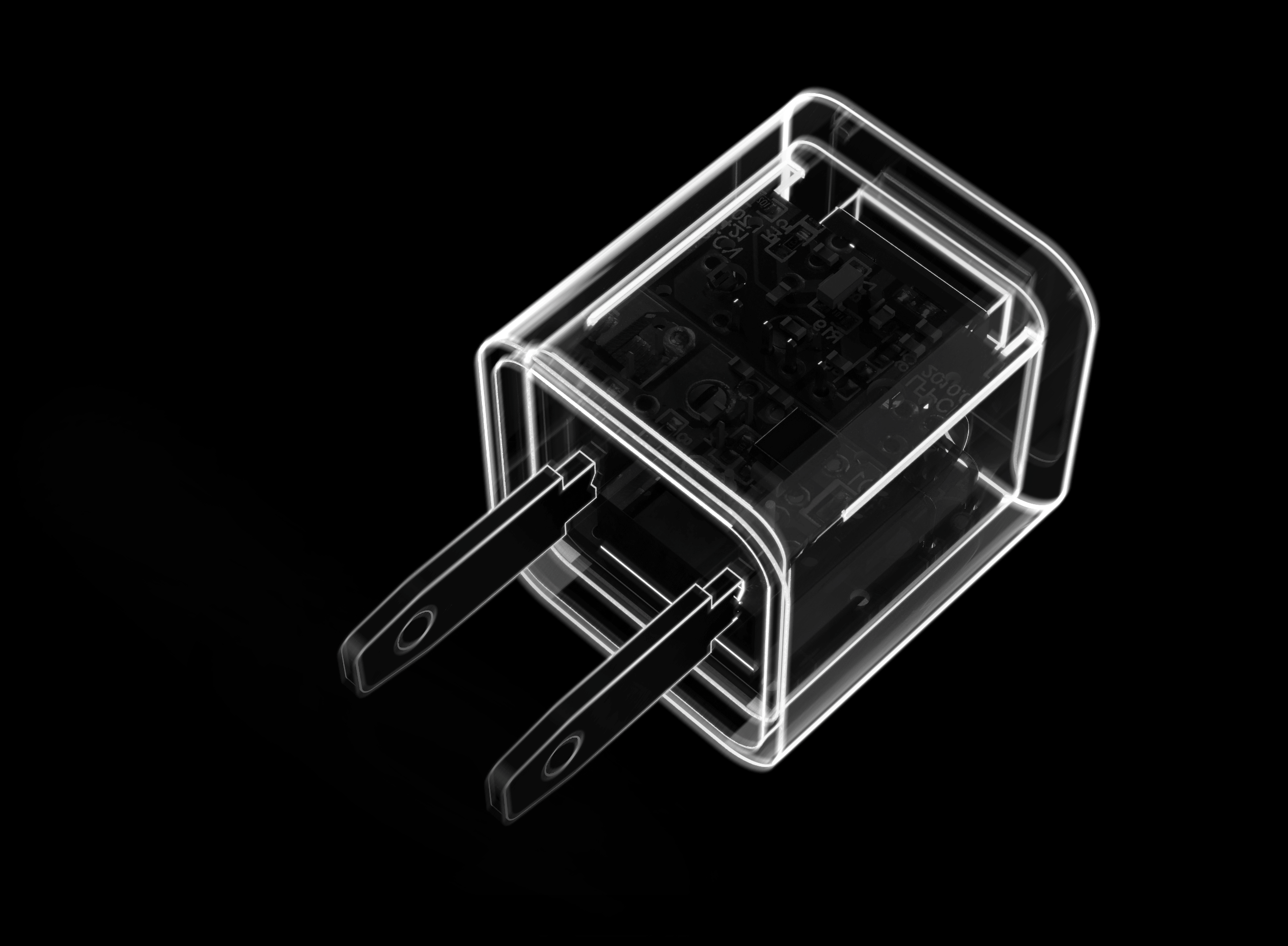 充电头芯片效果渲染（图ZMjQxMzgxNzQ4） - 电子产品 - 站酷设计师子言视觉原创素材 - 站酷ZCOOL