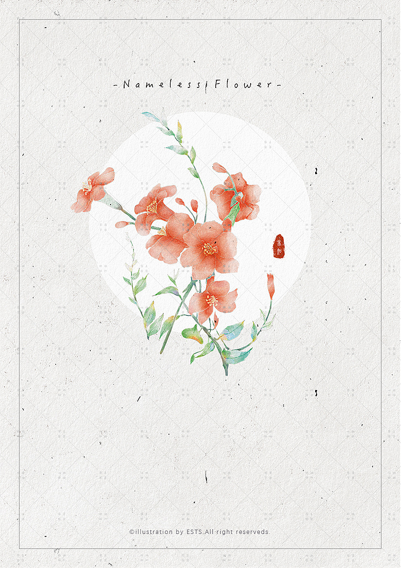 那些花儿-肆（图ZMTM3OTM5OTU2） - 创作习作 - 站酷设计师ESTS原创素材 - 站酷ZCOOL