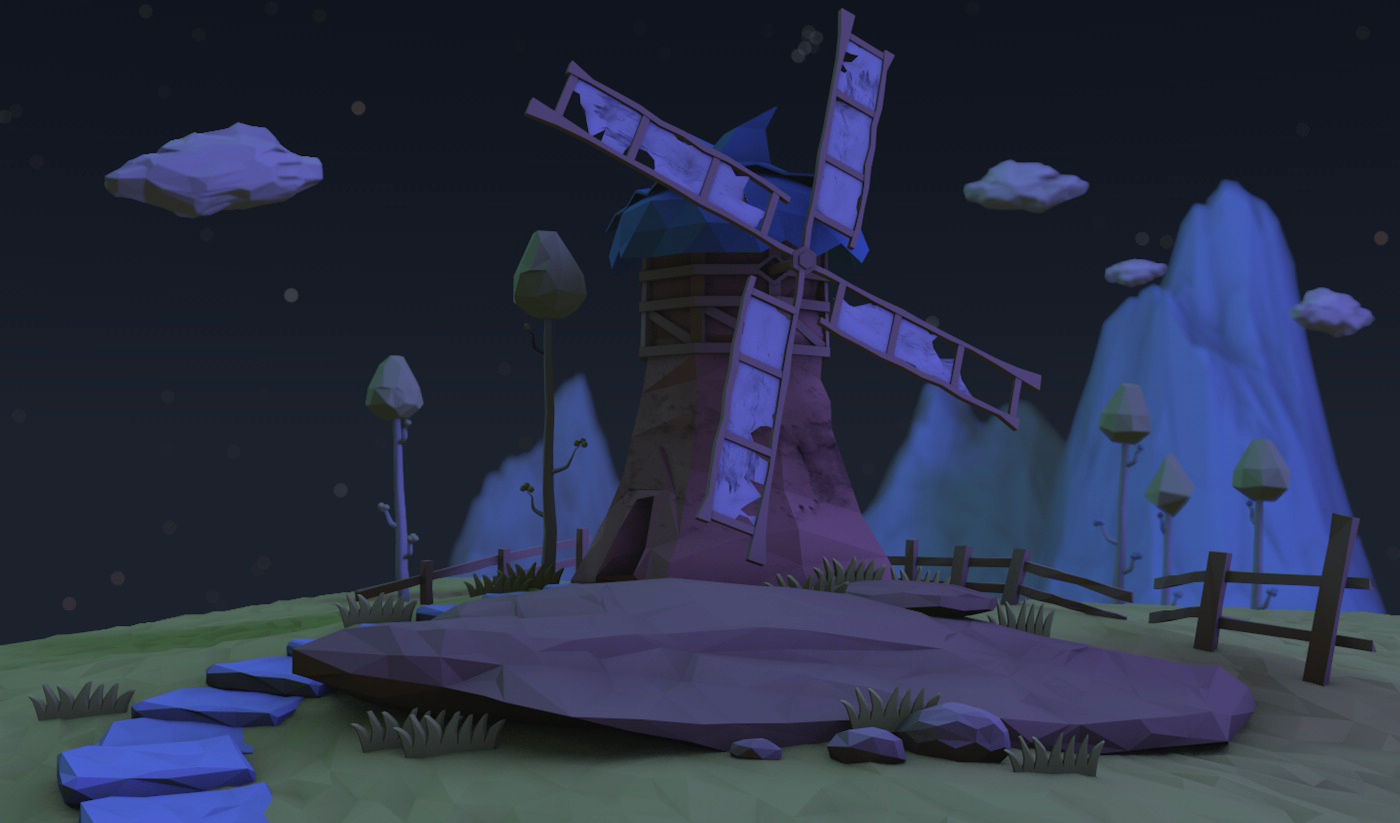 lowpoly风格小场景