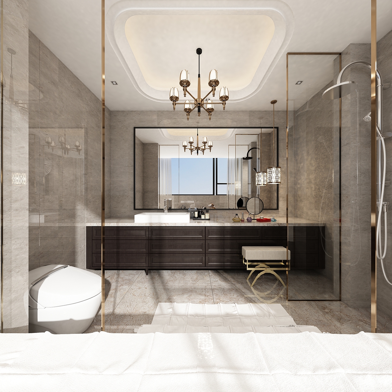 別墅裝修（輕奢）（圖ZMjA4MjgyNjMy） - 家裝設(shè)計(jì) - 站酷設(shè)計(jì)師西林阿莫原創(chuàng)素材 - 站酷ZCOOL