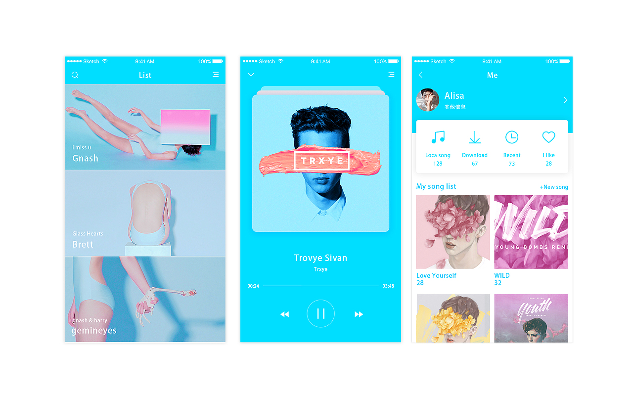 GUI页面配色练习 我们都是好“色”之徒