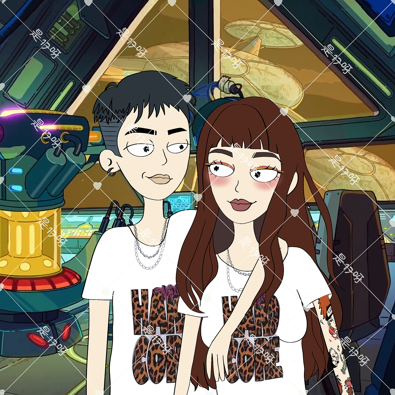 （头像）当我在酒吧遇到瑞克时...（图ZMjY1NjIxNTI4） - 艺术插画 - 站酷设计师是17呀原创素材 - 站酷ZCOOL