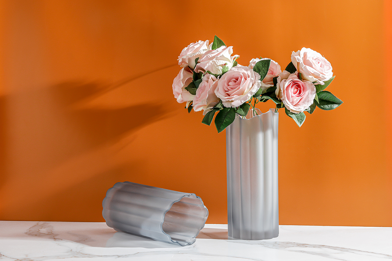 不规则磨砂花瓶摆件