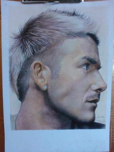 彩铅—贝克汉姆