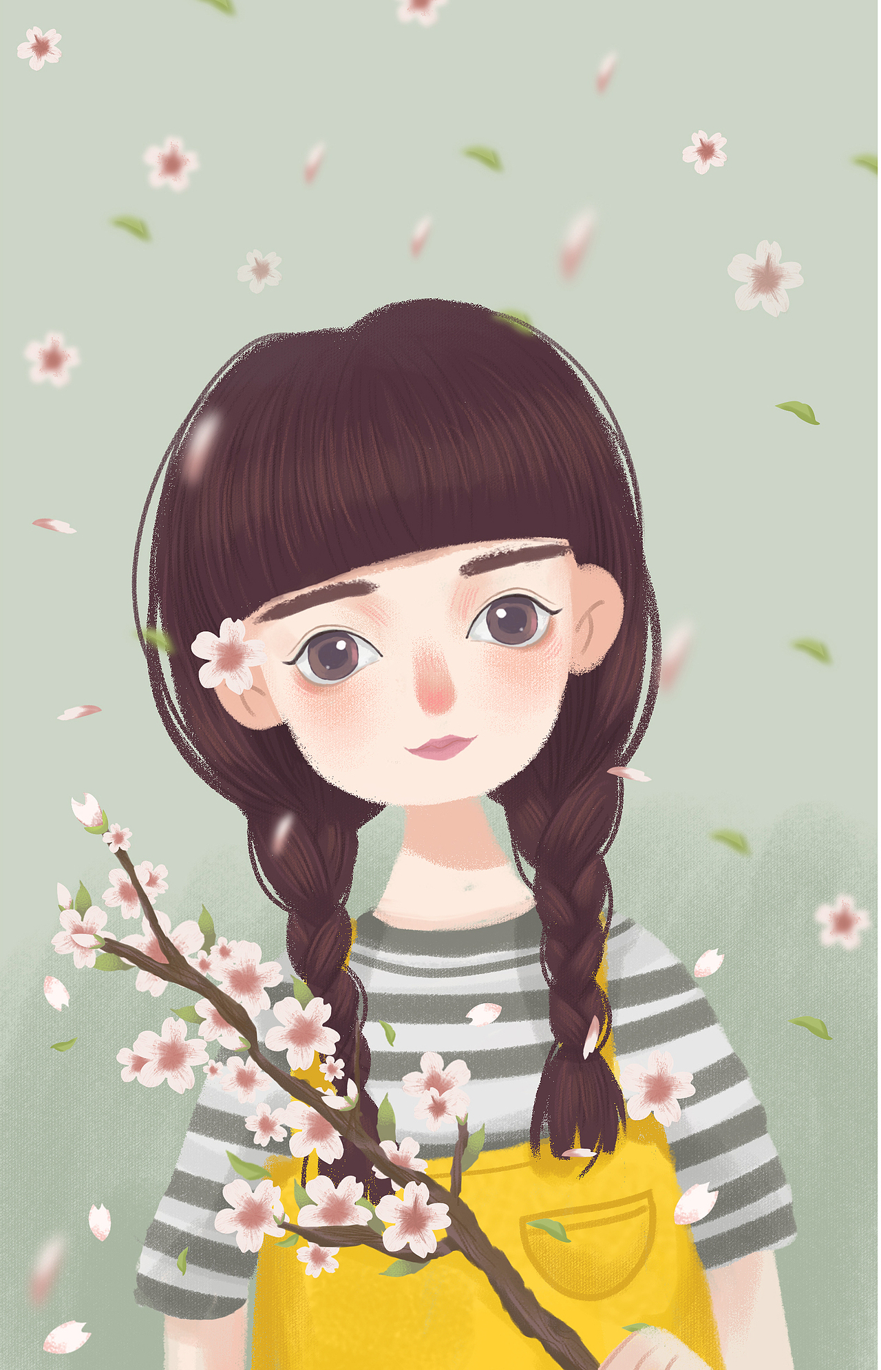 插画手绘板人像自画像作品信息创作时间2019/10/23添加表情《晚霞与风