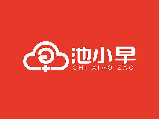 “池小早”营养早餐LOGO设计——舌头打结