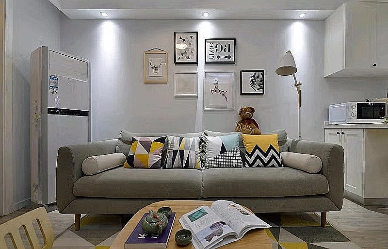 沈阳林凤装饰靠谱不——99㎡北欧风格。独特的家。