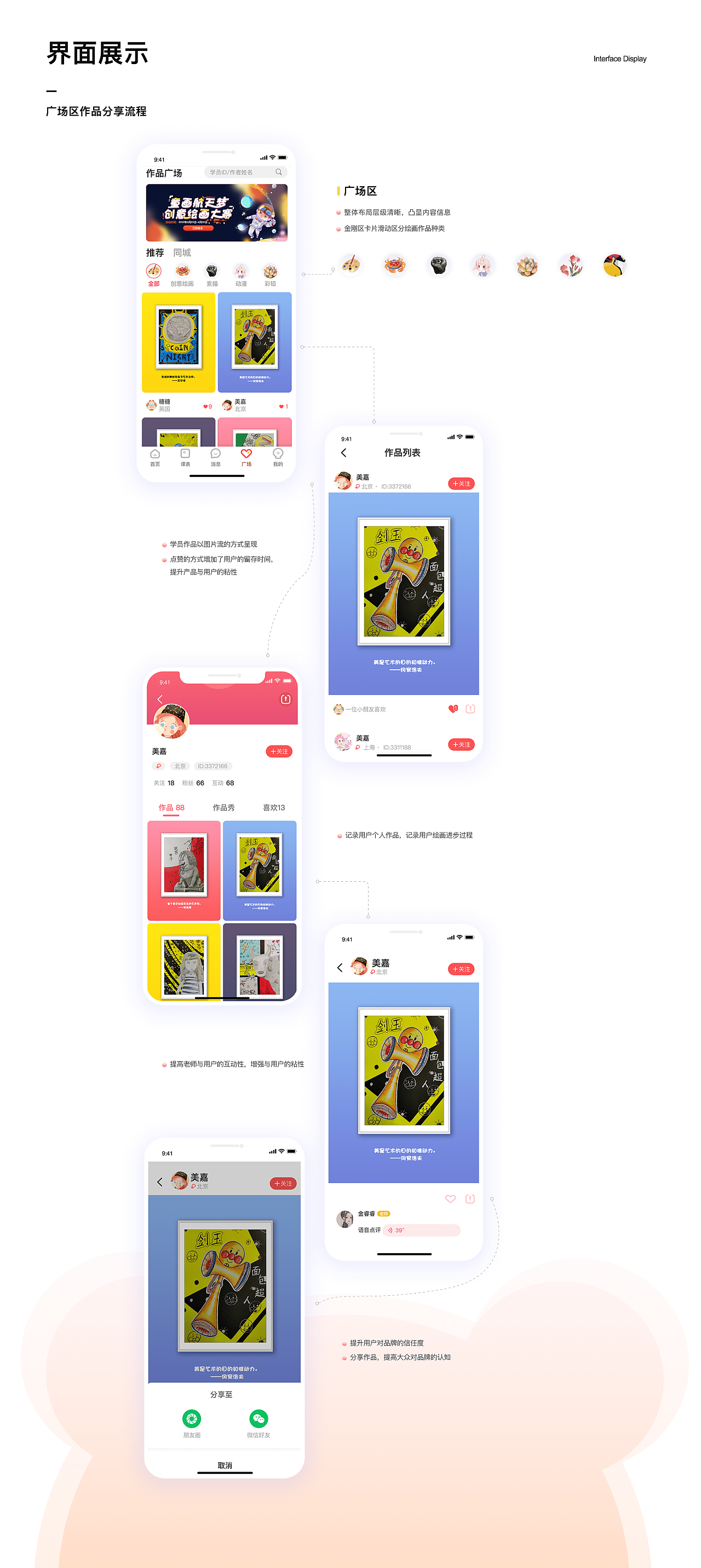 UI作品集—美术宝Redesign