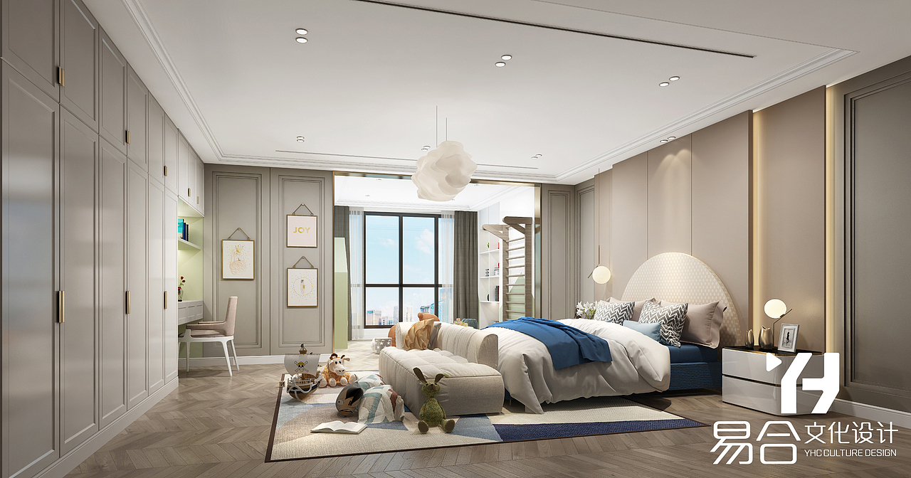 空中别墅(四)| 唯美现代法式 / 易合设计YHC