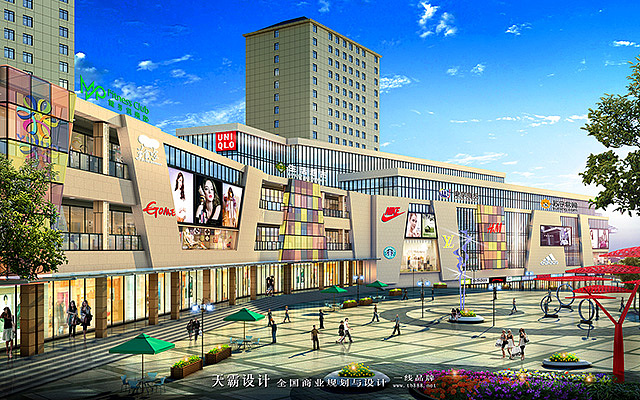 商业综合体设计效果图|天霸设计2018新创作并与您分享