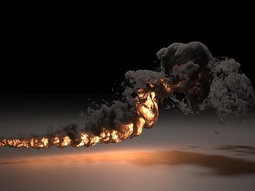 3Dmax 火焰特效