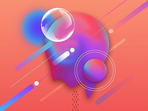 液化漸變海報（個人主頁-ZNDg2MzMyODg=） - 海報 - 站酷設計師鹵大豬蹄子兒原創(chuàng)素材 - 站酷ZCOOL