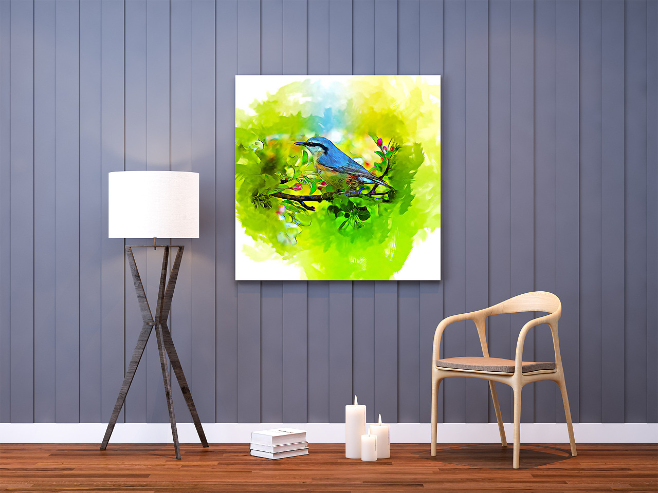 手绘水彩装饰画