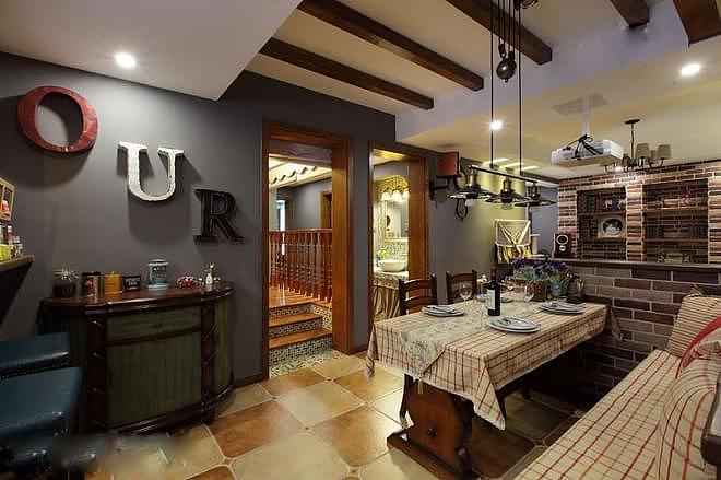 成都百纳装饰整装 116平米美式乡村风格（图ZNjU3MzA4Njg=） - 家装设计 - 站酷设计师四川百纳家居装饰原创素材 - 站酷ZCOOL