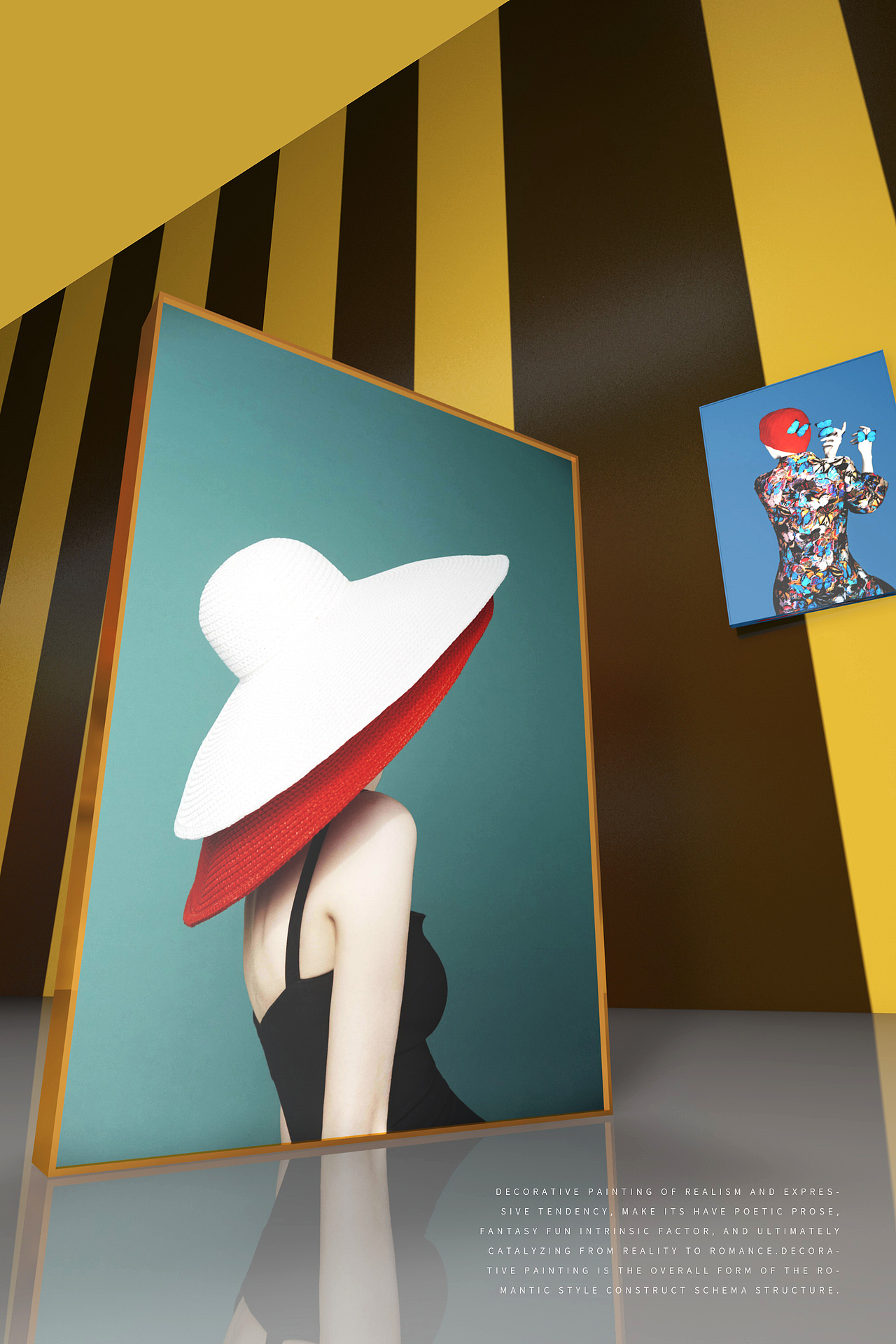 C4D装饰画场景海报（图ZMjA0NDc4MTA0） - 海报 - 站酷设计师BLW战术工研室原创素材 - 站酷ZCOOL
