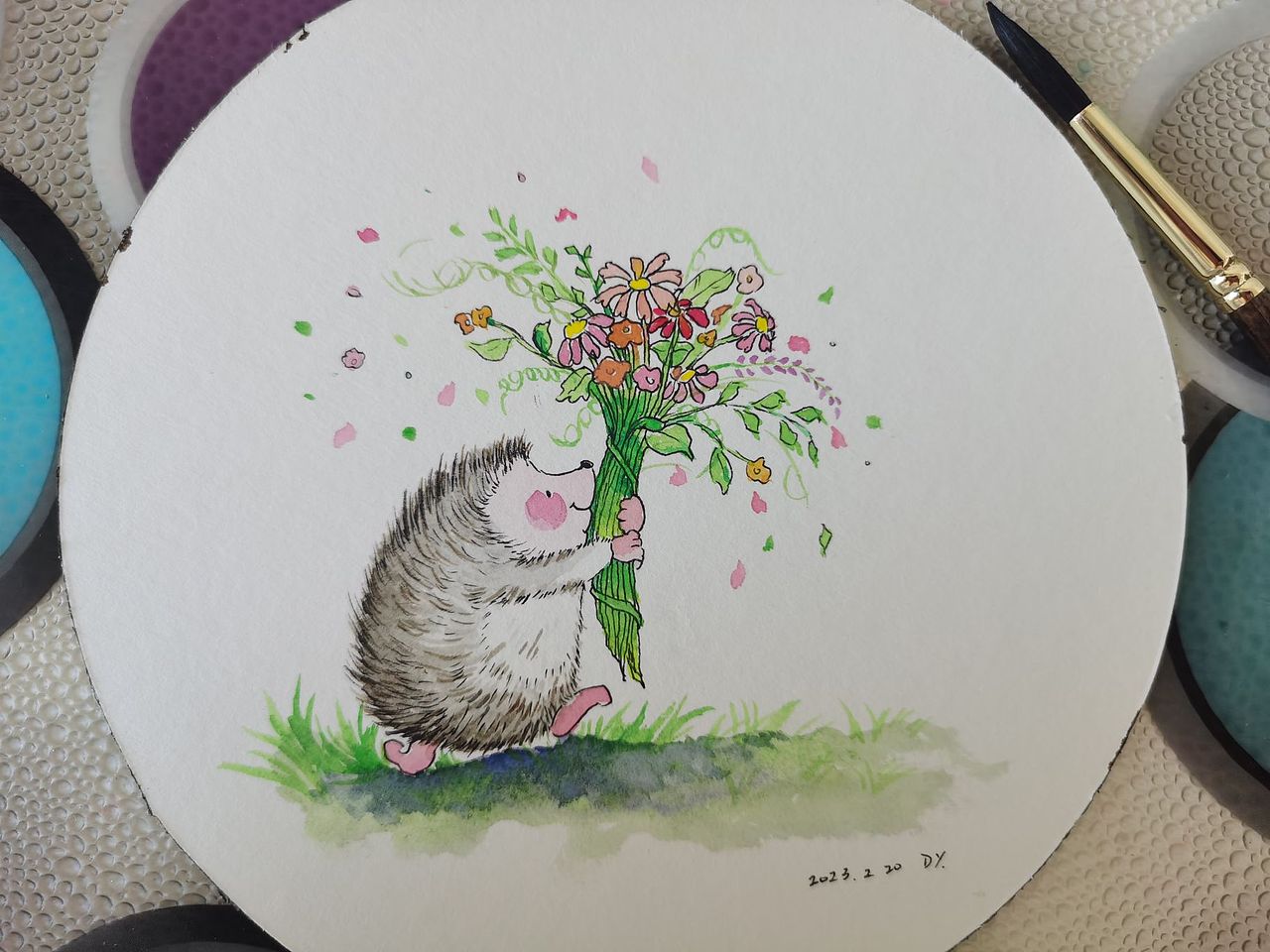 水彩画（图ZMzMxODM1Mzg4） - 创作习作 - 站酷设计师一散人原创素材 - 站酷ZCOOL