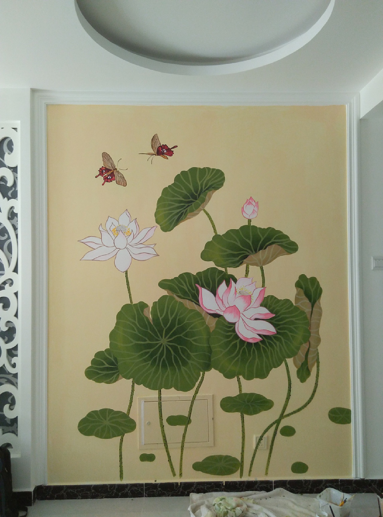 我的手绘墙作品