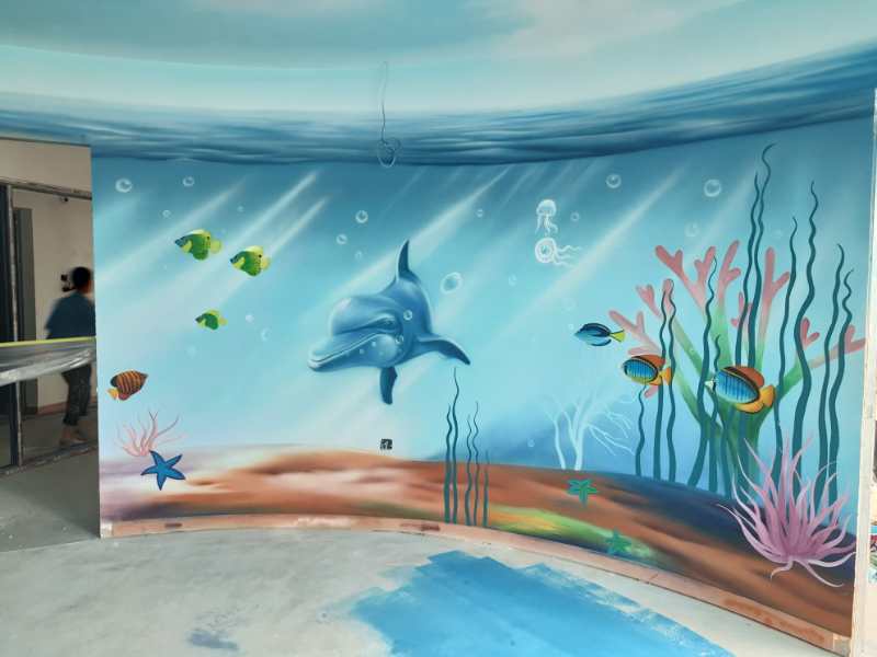 医院海洋主题墙绘