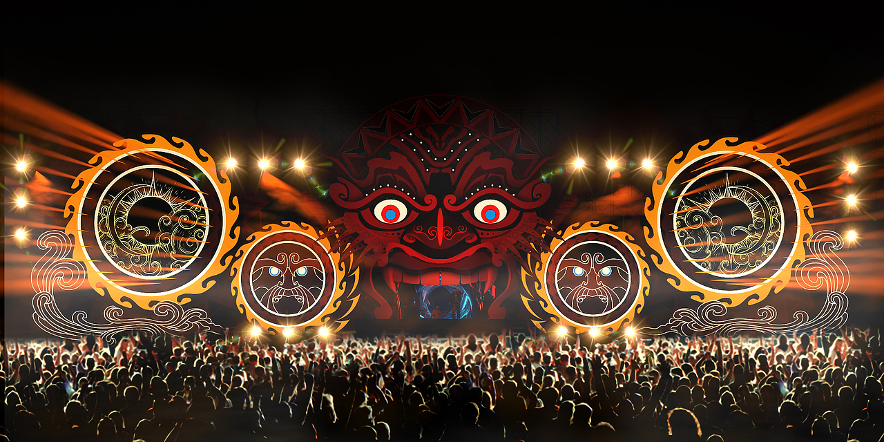 电音节舞台设计（图ZMjI2NDQwNDg4） - 舞台美术 - 站酷设计师自由职业者联盟原创素材 - 站酷ZCOOL