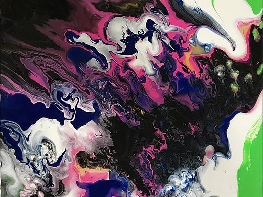 我和我的流体画《小合集视频》