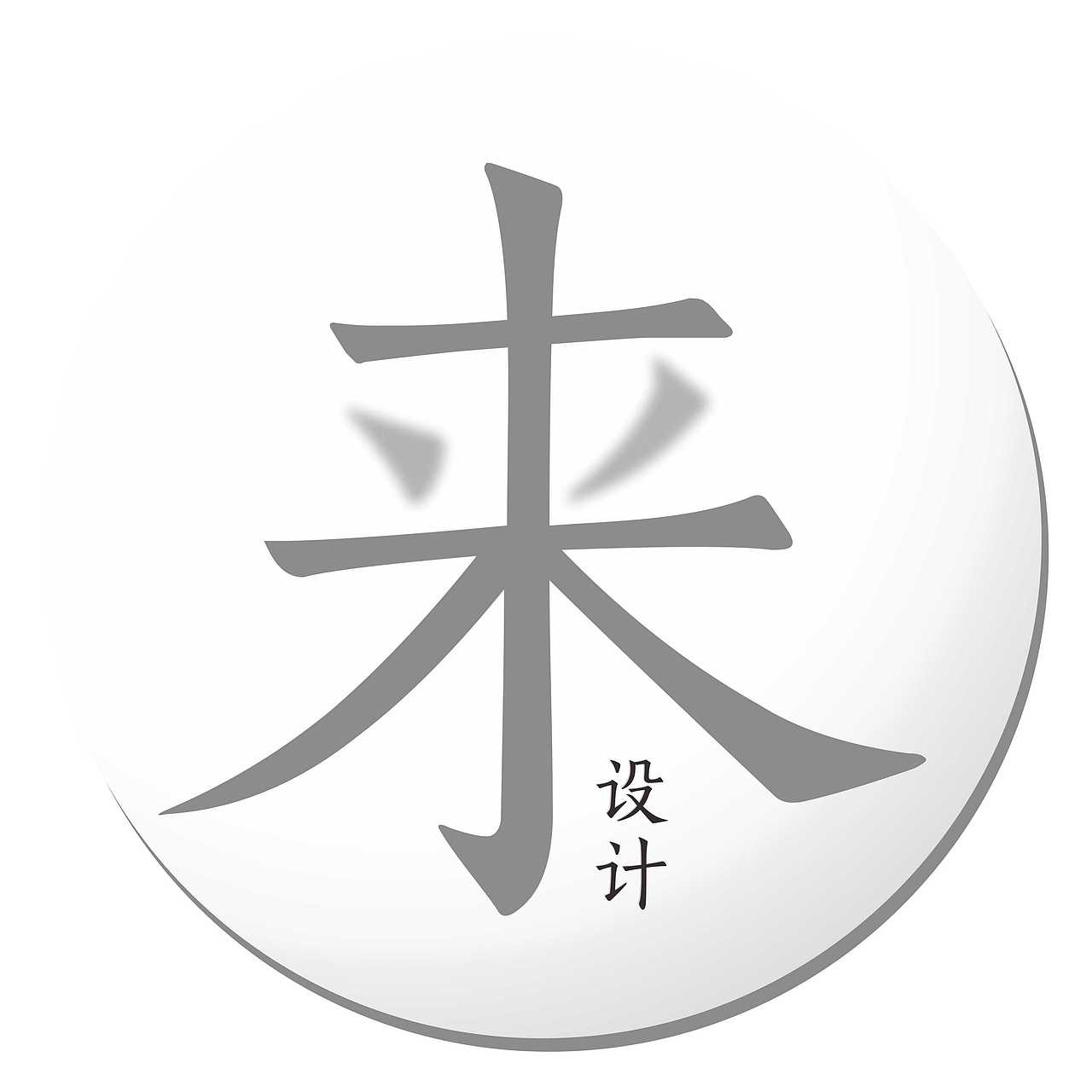 自己的字体形象