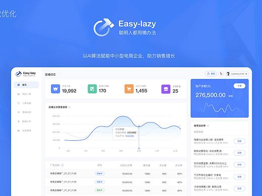 Easy-lazy CRM 视觉交互优化