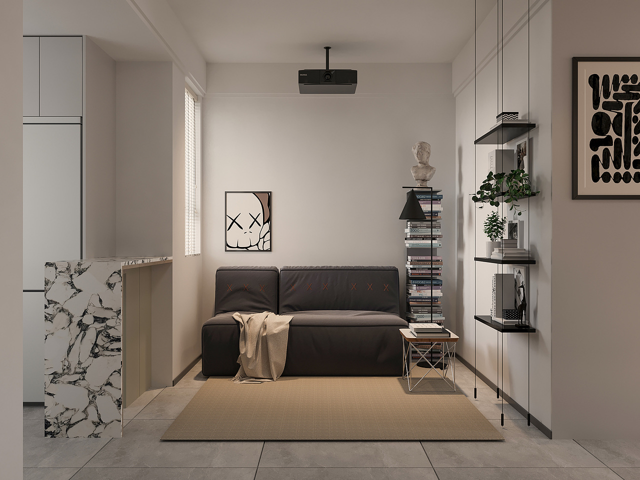 两房改一房|济南保利天禧|开放式空间