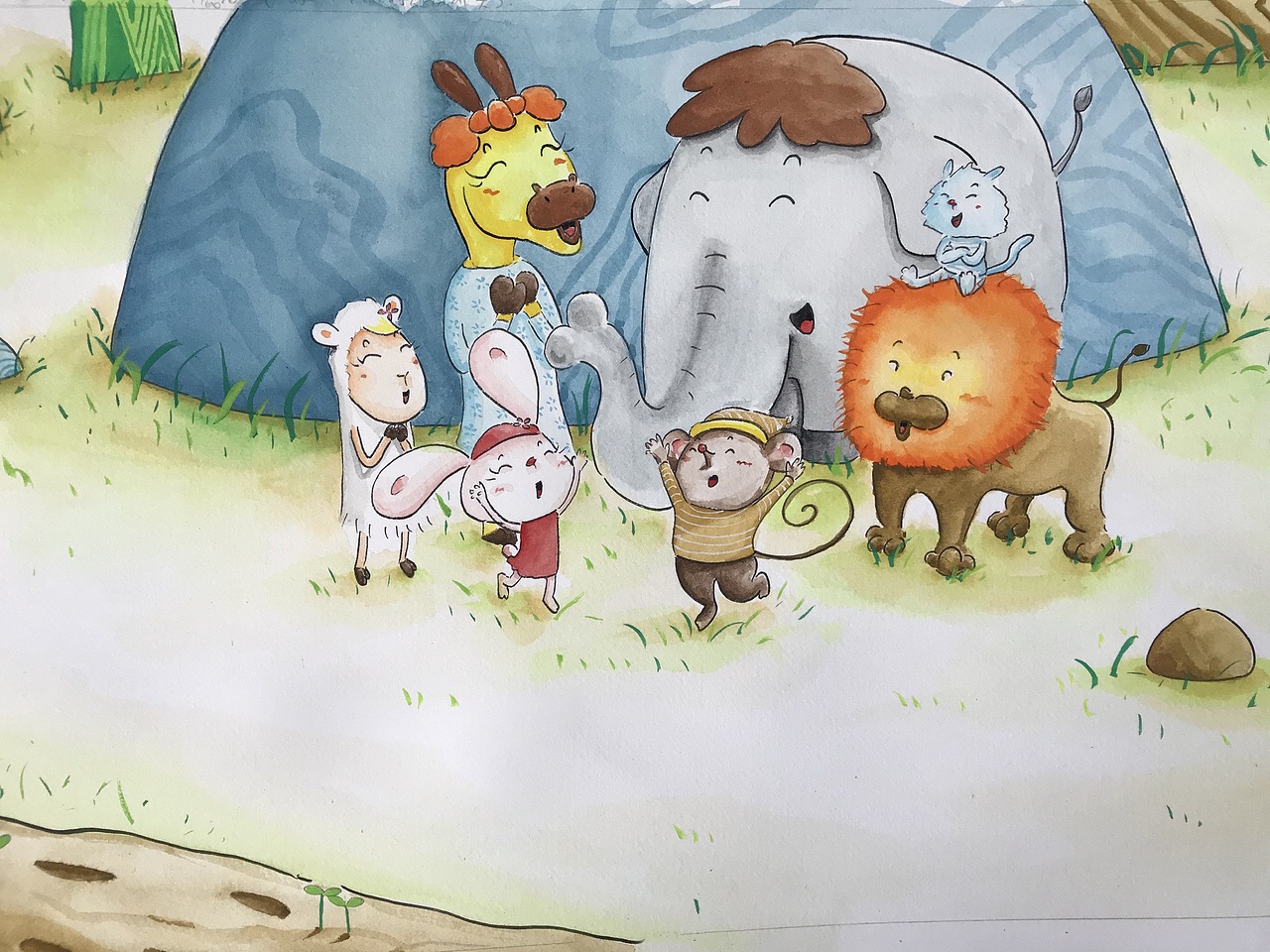 好朋友（图ZMjYxOTc4NTc2） - 绘本 - 站酷设计师知辰Artistry原创素材 - 站酷ZCOOL