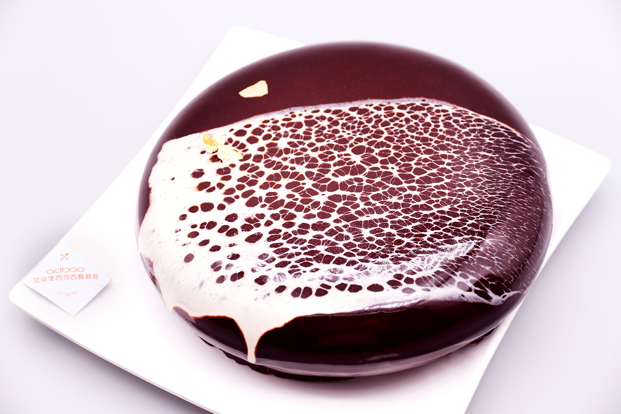 郑州艾朵堡豹纹淋面蛋糕