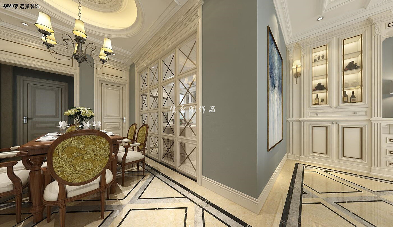 【远景装饰】礼嘉华侨城云澜叠墅装修简美风格设计案例（图ZOTU0MTQ2Mjg=） - 家装设计 - 站酷设计师重庆远景装饰原创素材 - 站酷ZCOOL