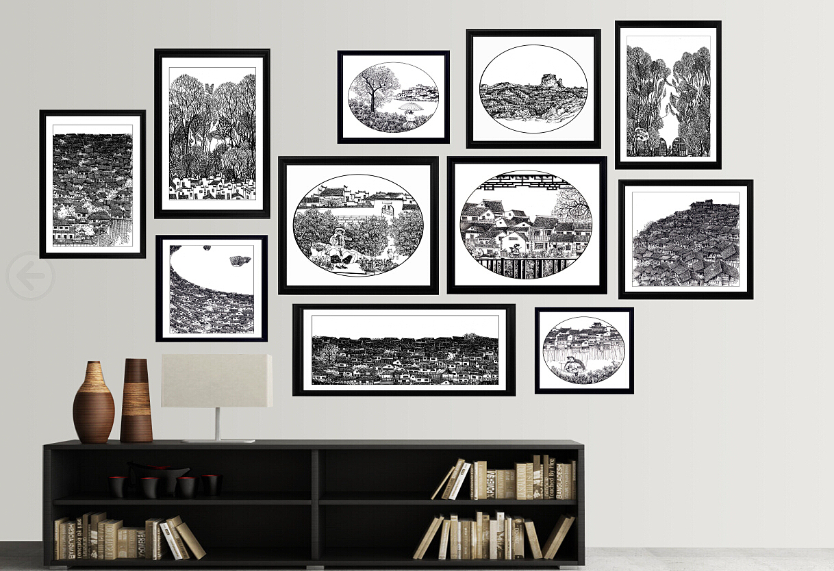 《梦古城》装饰画 湖北理工学院 #青春答卷2014#（图ZMTcwMTAyODA=） - 绘画 - 站酷设计师张沫沫1992原创素材 - 站酷ZCOOL