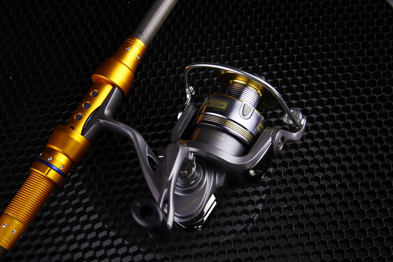 鱼竿渔具 商业摄影 产品拍摄