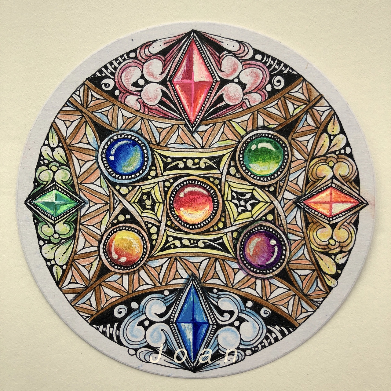 禅陀螺（图ZMTI2NjMxNTg4） - 艺术插画 - 站酷设计师小琼静心禅绕画原创素材 - 站酷ZCOOL