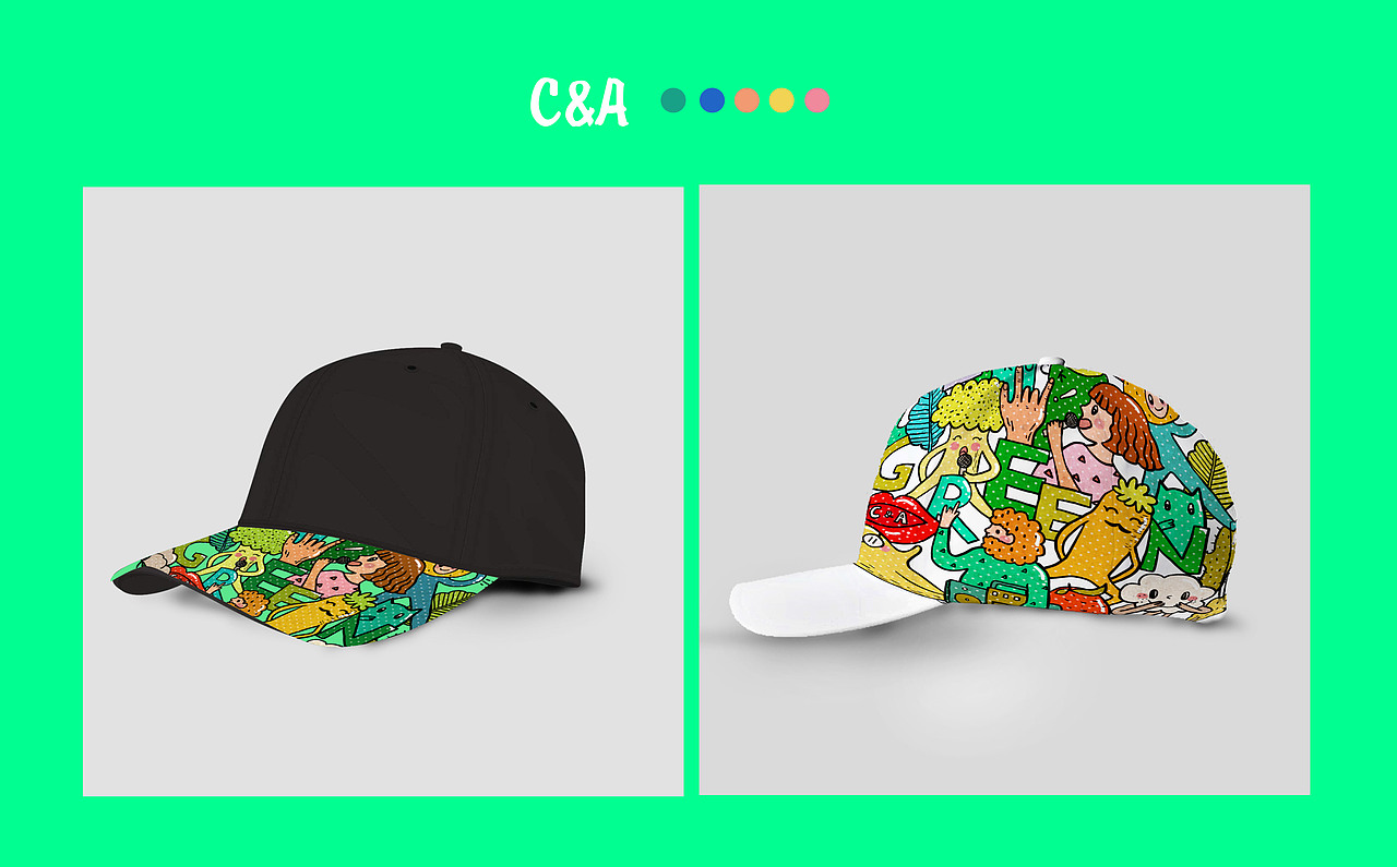 绿色快乐生活（图ZMTExMDU0NTE2） - 图案 - 站酷设计师蜜糖插画原创素材 - 站酷ZCOOL