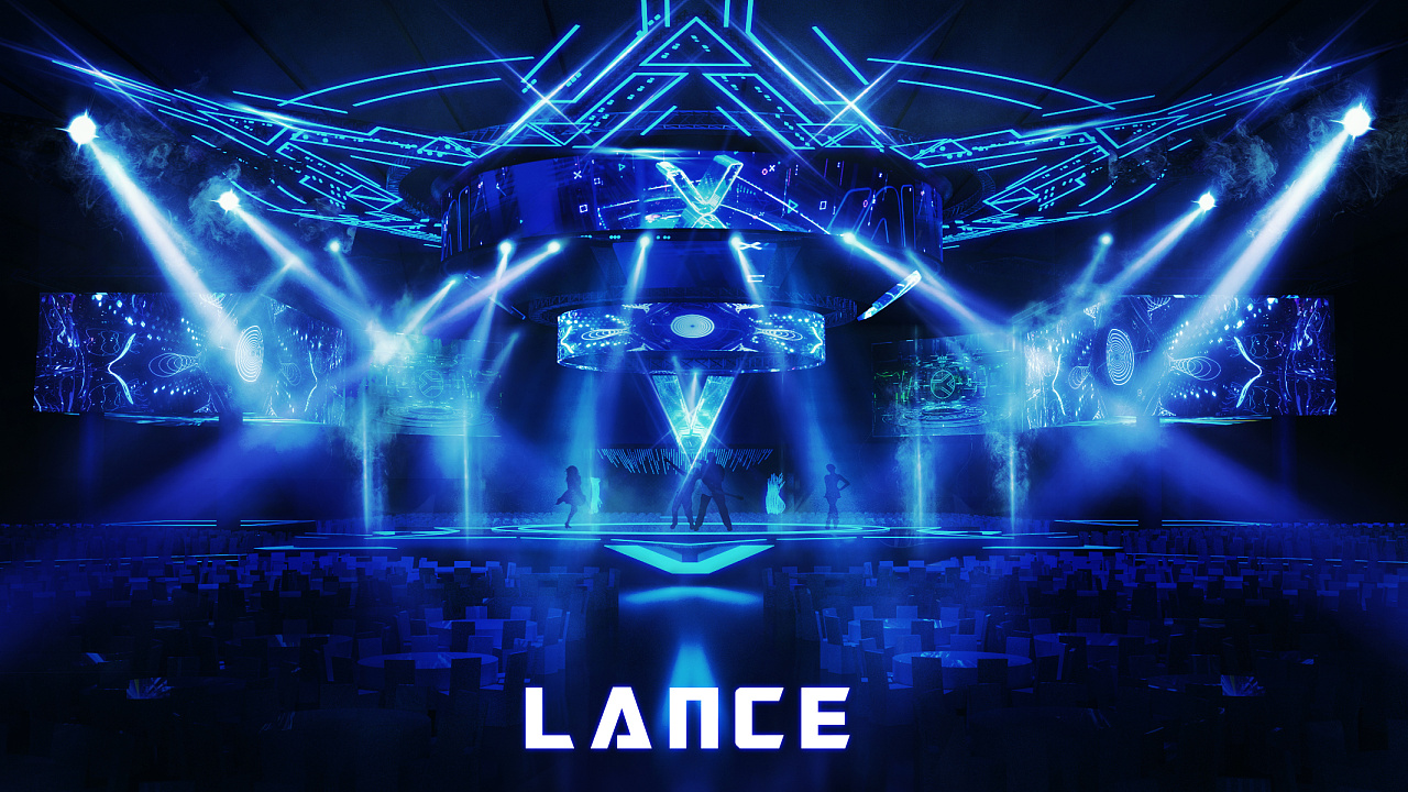 一次科技年会舞美