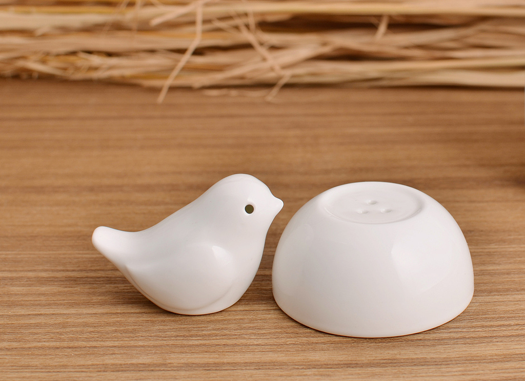 新款骨瓷糖罐调味瓶