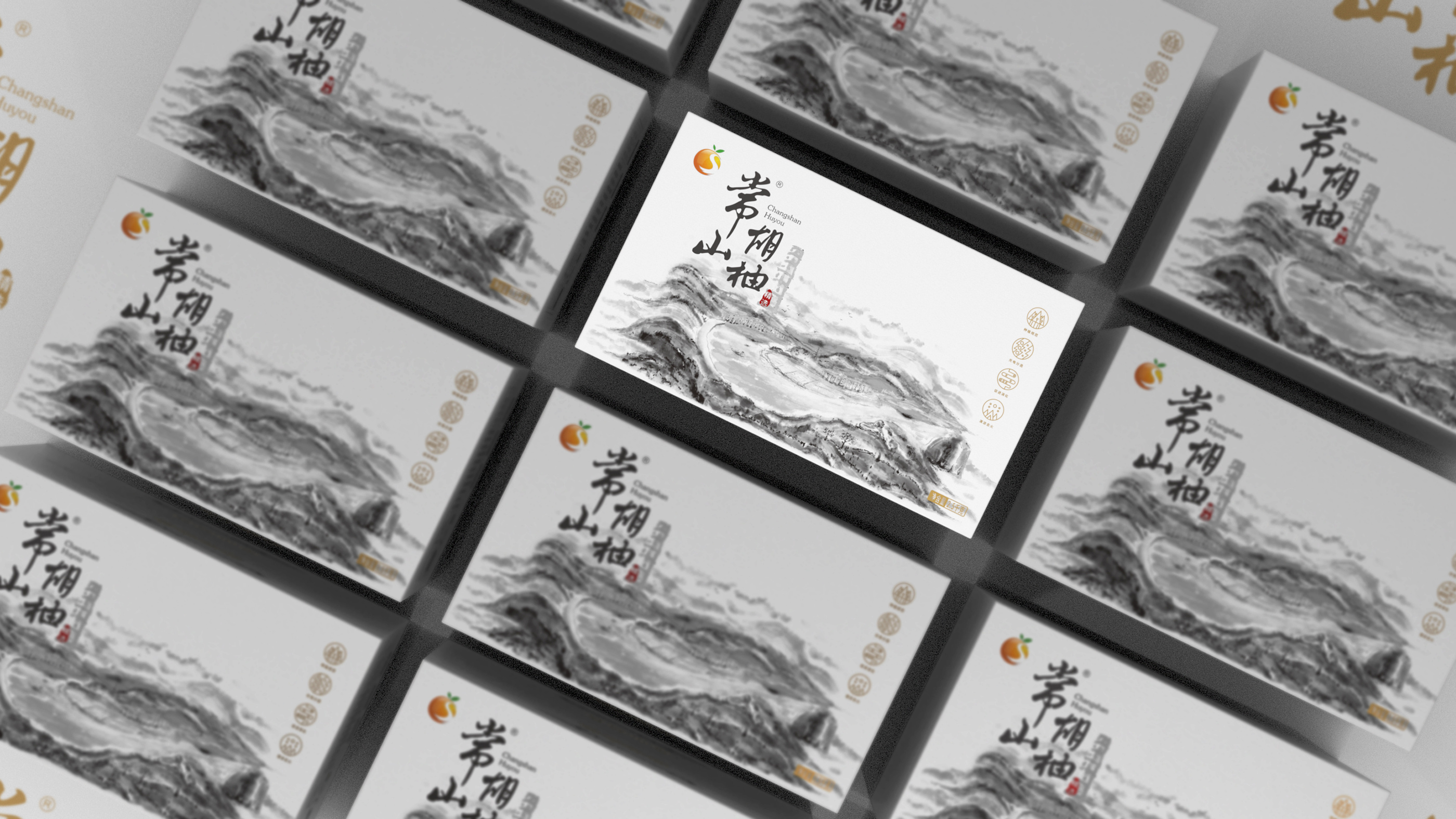 被一只水墨风的胡柚惊艳到,有内味了!