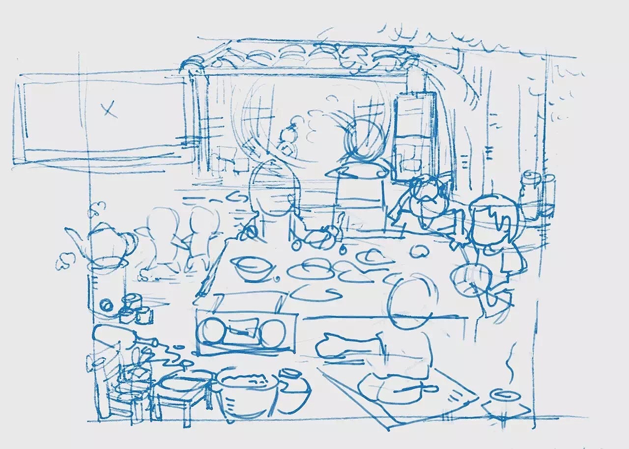 蹭饭川菜壁画（图ZMjQxMTE4MTU2） - 商业插画 - 站酷设计师马梁OK原创素材 - 站酷ZCOOL