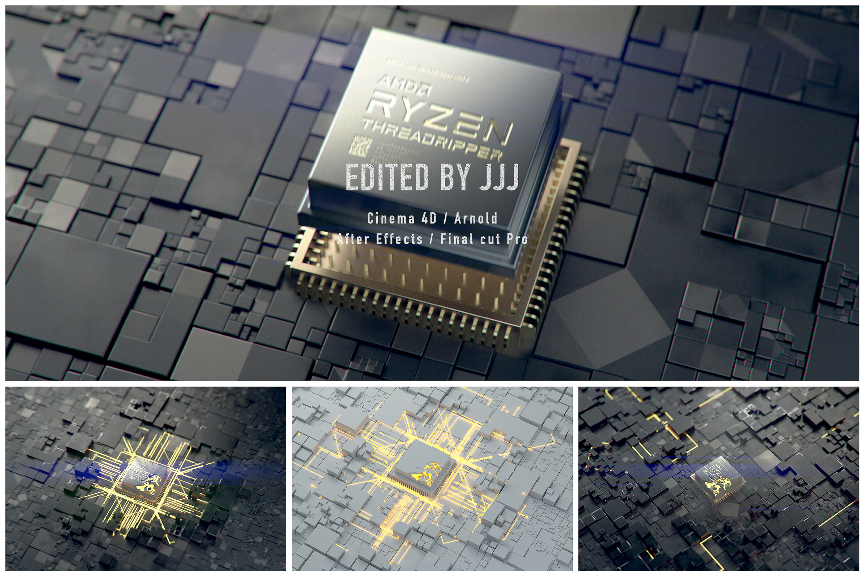 科技芯片 vfx (c4d&arnold)