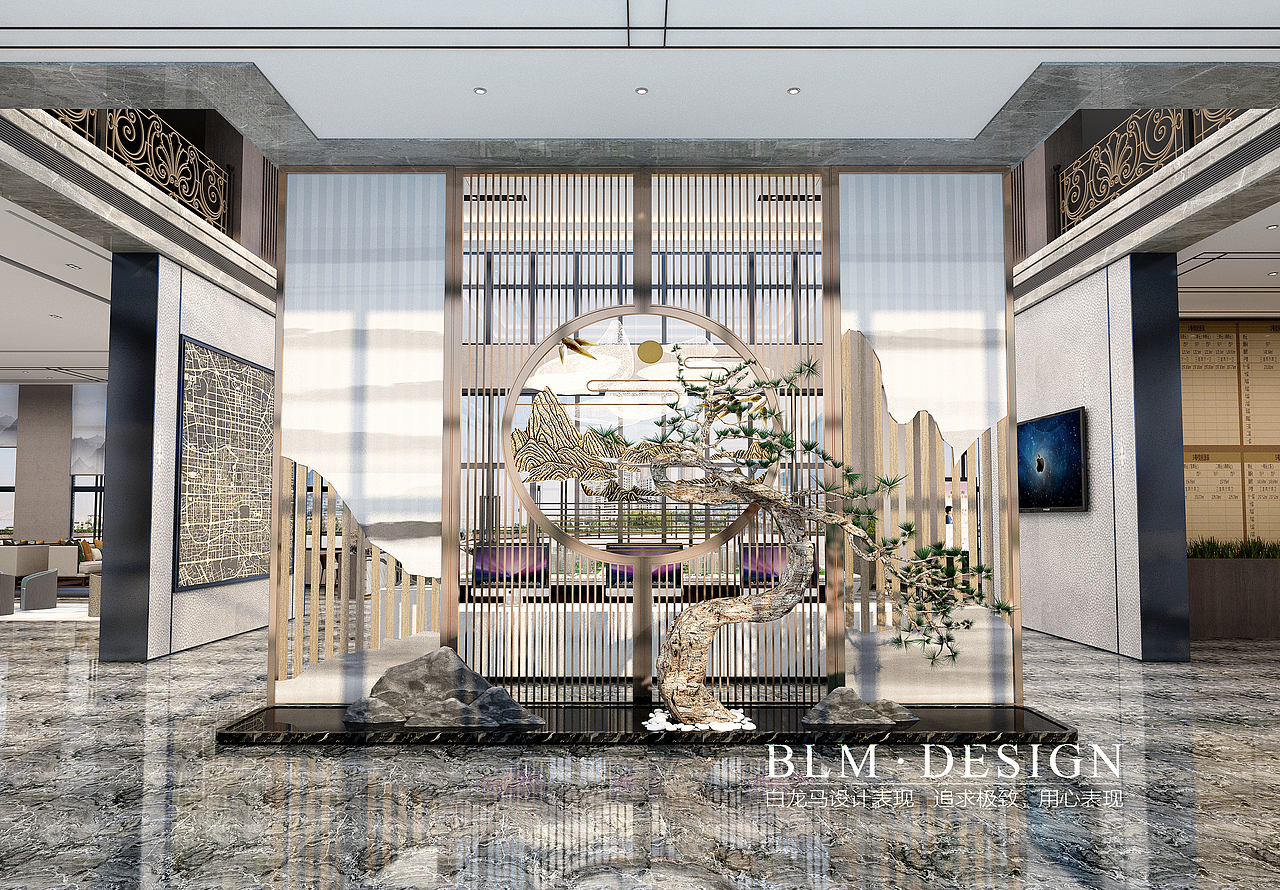 售楼部—白龙马效果图