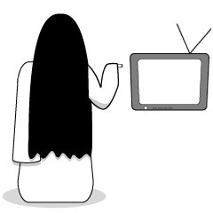 萌萌的贞子-微信表情包