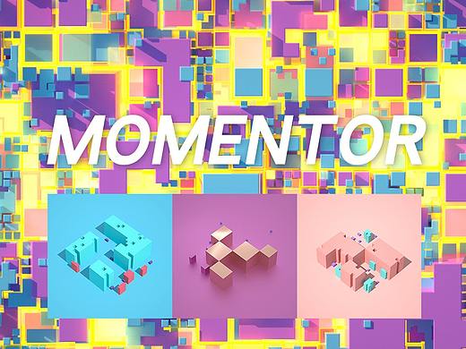 C4D OC Momentor 线上小班 方形构成与芯片概念设计