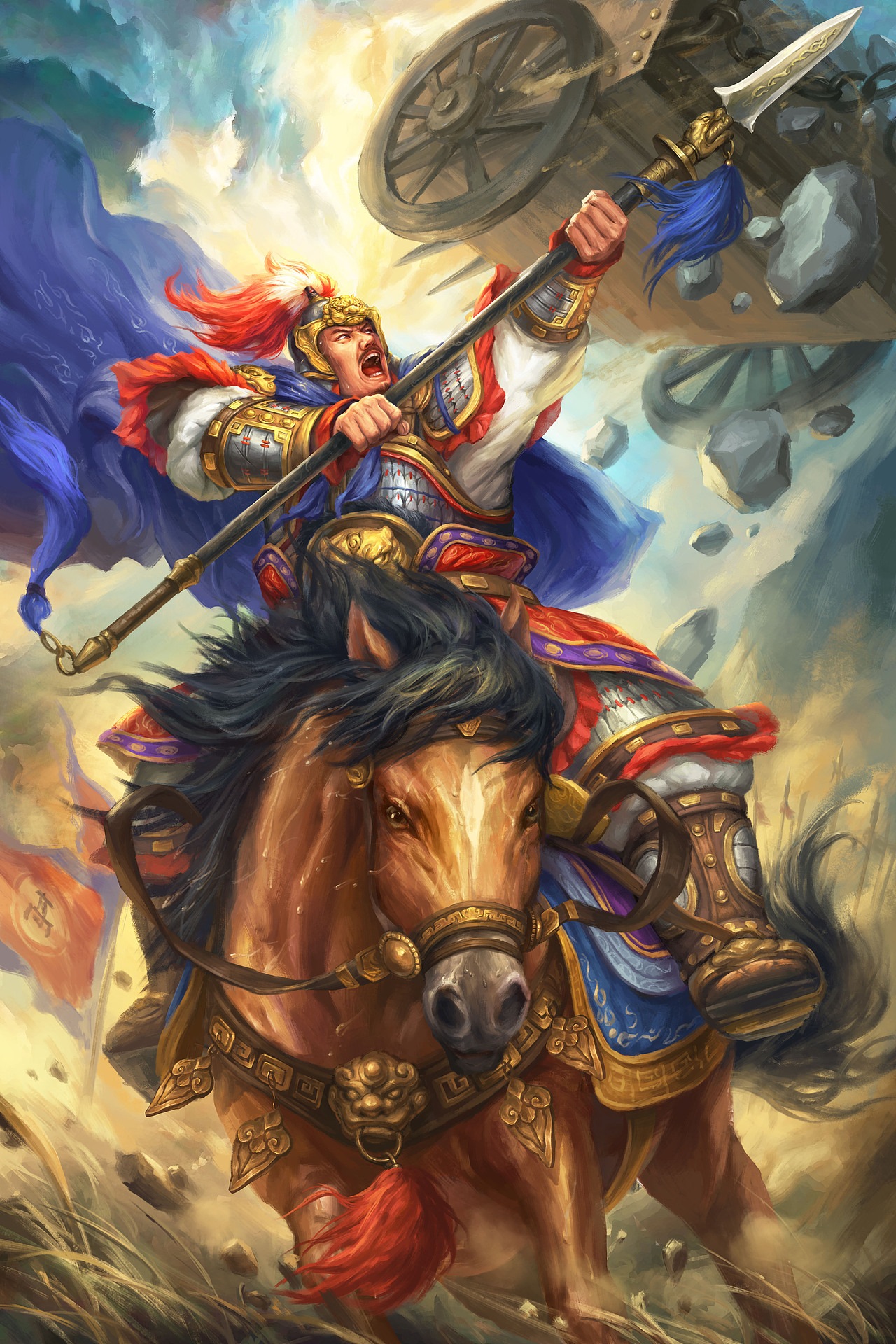 《满江红》系列卡牌插画(上)