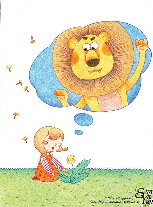 末末的彩铅世界—手绘画报故事插图(2)|插画|儿童插画|末末的彩铅世界