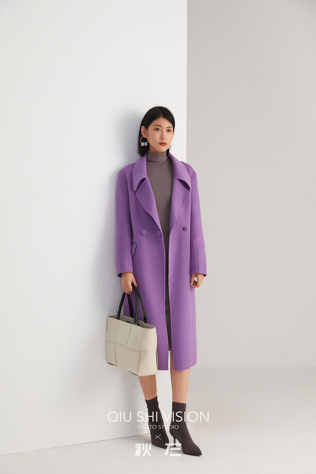 呢大衣LOOK BOOK棚拍女装双面你大衣内景拍摄国模大衣（图ZMjYzMzczOTEy） - 人像摄影 - 站酷设计师秋石摄影原创素材 - 站酷ZCOOL