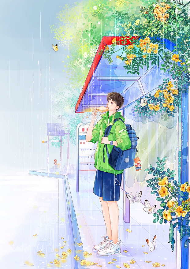 我画过的青春插画