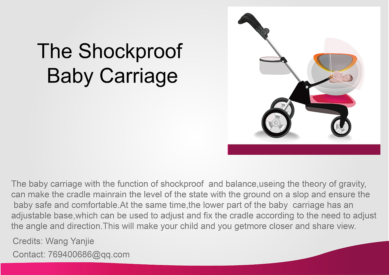 平衡婴儿车（图ZMjUzNTMwODg=） - 交通工具 - 站酷设计师花花WANG原创素材 - 站酷ZCOOL